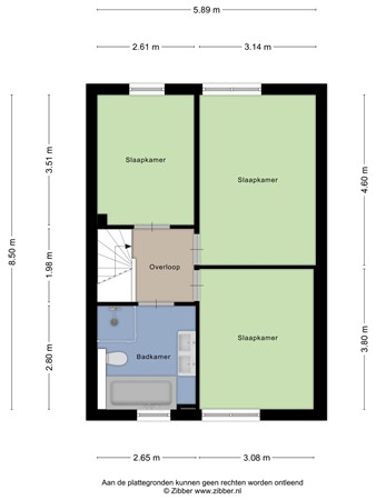 Floorplan - Hendrik Verheeslaan 83, 5283 CS Boxtel